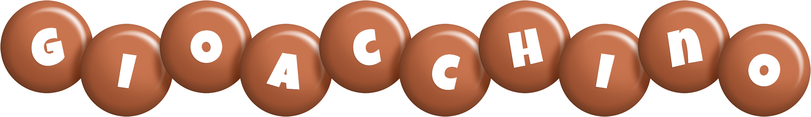 Gioacchino candy-brown logo