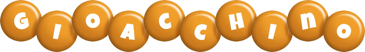 Gioacchino candy-orange logo