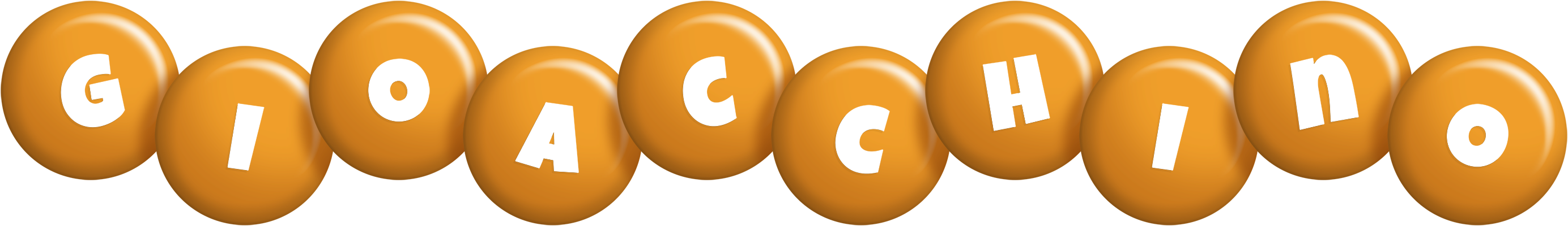Gioacchino candy-orange logo