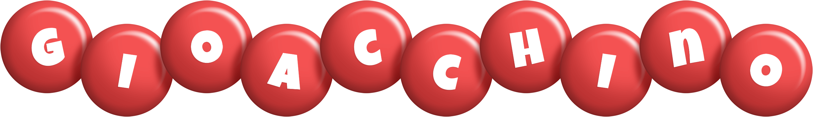 Gioacchino candy-red logo