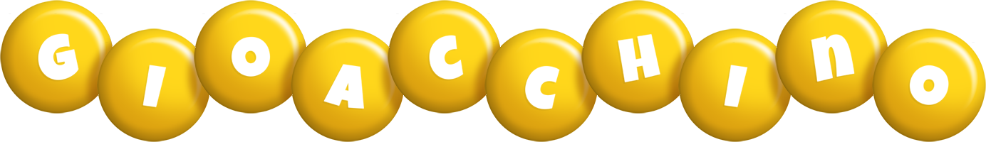 Gioacchino candy-yellow logo