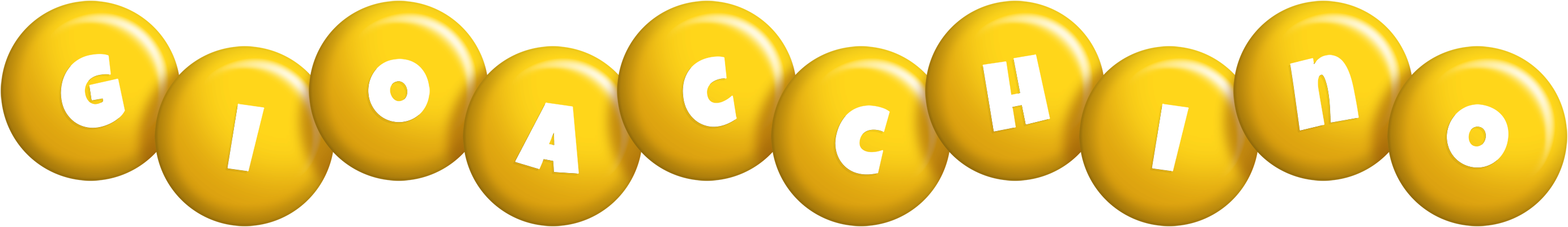 Gioacchino candy-yellow logo
