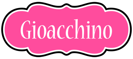 Gioacchino invitation logo