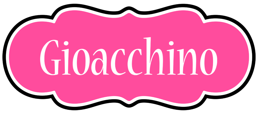 Gioacchino invitation logo