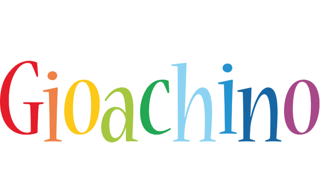 Gioachino birthday logo