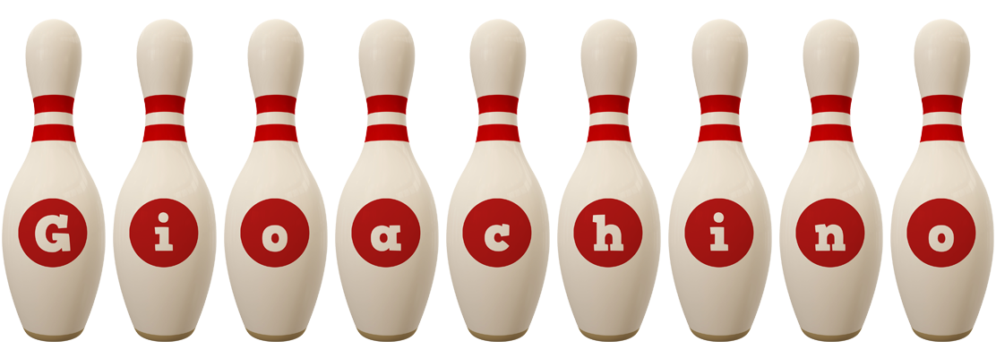 Gioachino bowling-pin logo