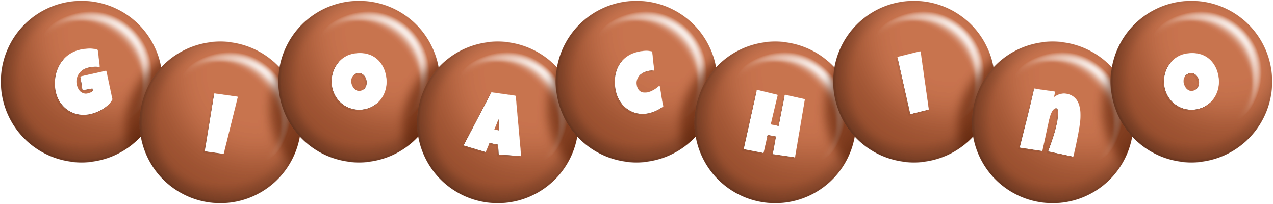 Gioachino candy-brown logo