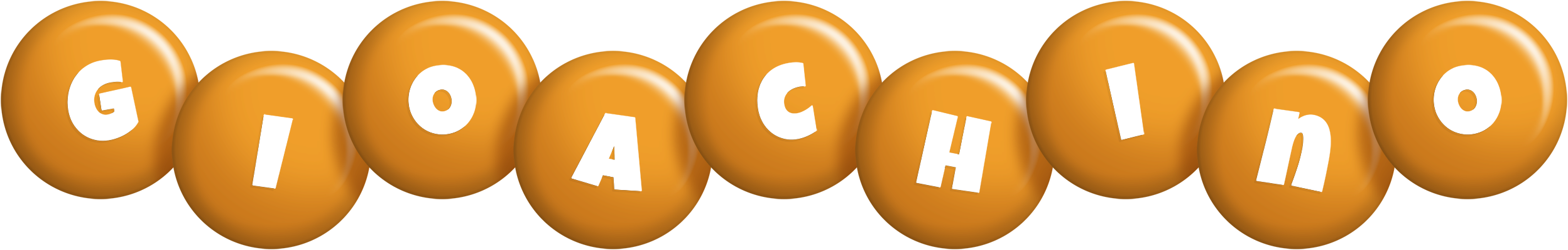 Gioachino candy-orange logo