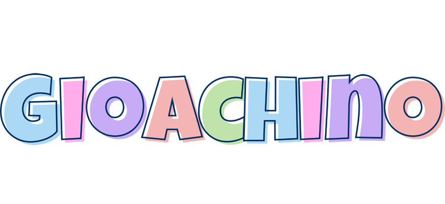 Gioachino pastel logo