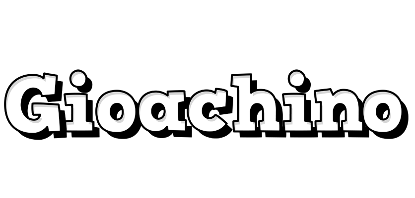 Gioachino snowing logo