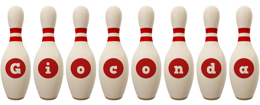 Gioconda bowling-pin logo