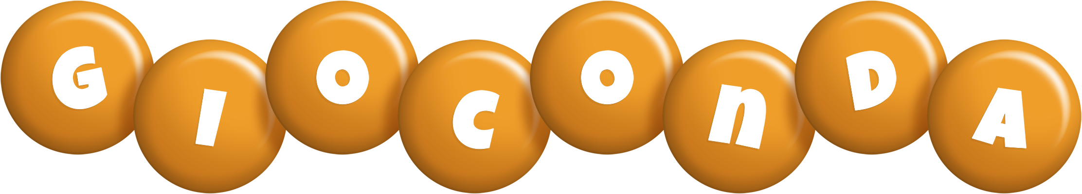 Gioconda candy-orange logo