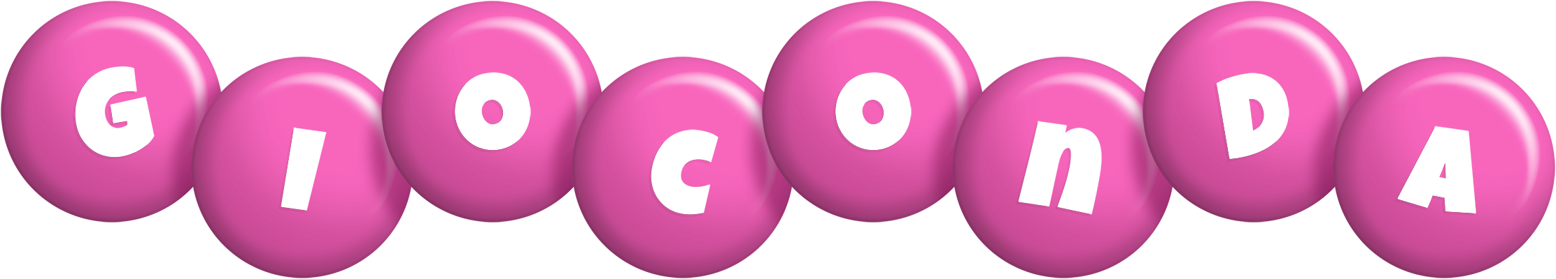 Gioconda candy-pink logo