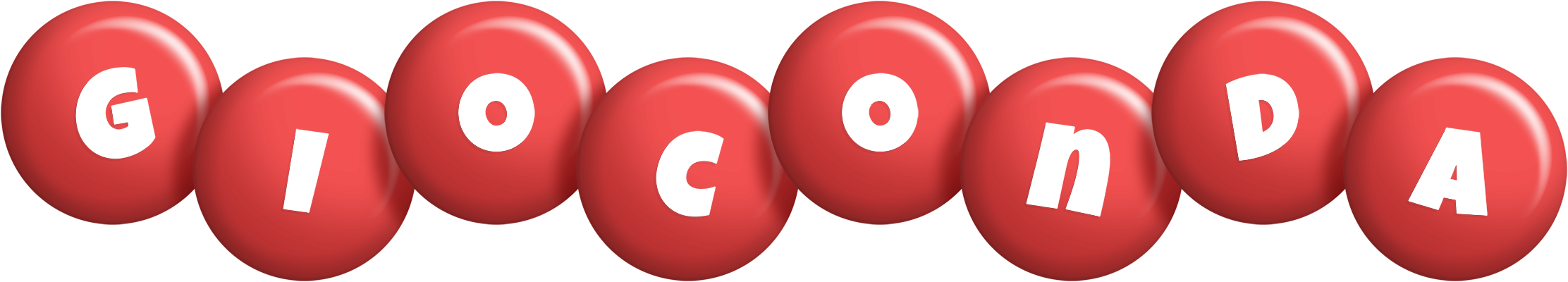 Gioconda candy-red logo