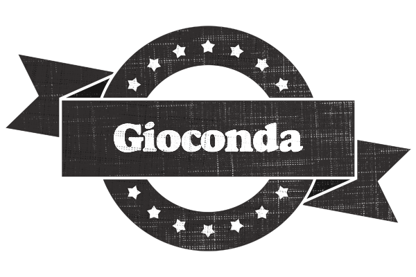 Gioconda grunge logo