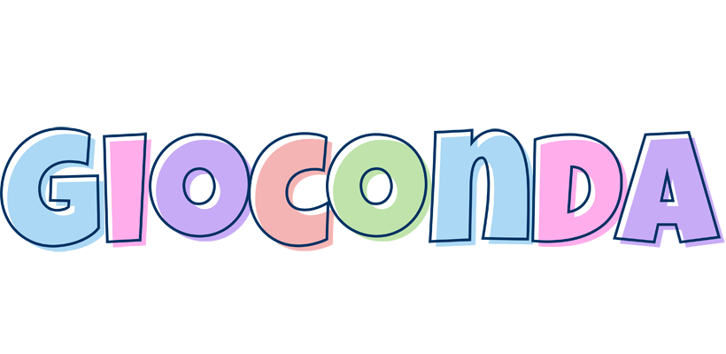 Gioconda pastel logo