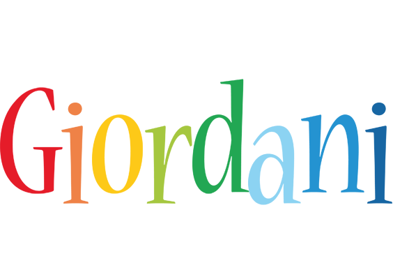 Giordani birthday logo