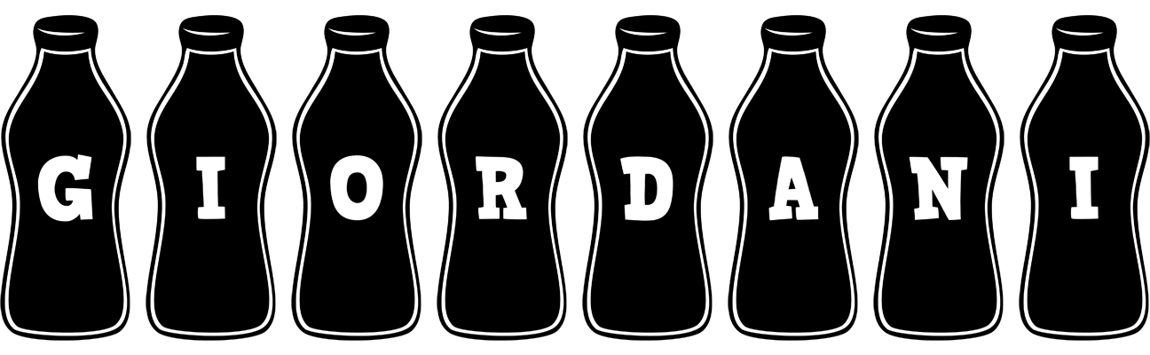 Giordani bottle logo