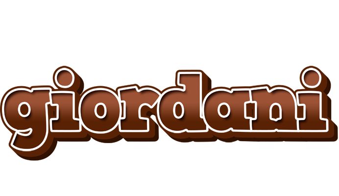 Giordani brownie logo