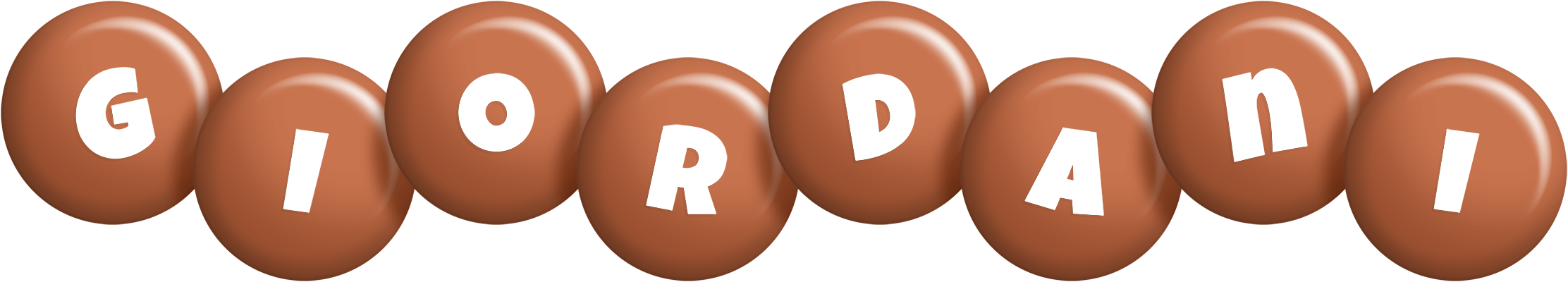 Giordani candy-brown logo