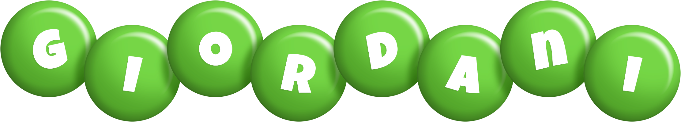 Giordani candy-green logo