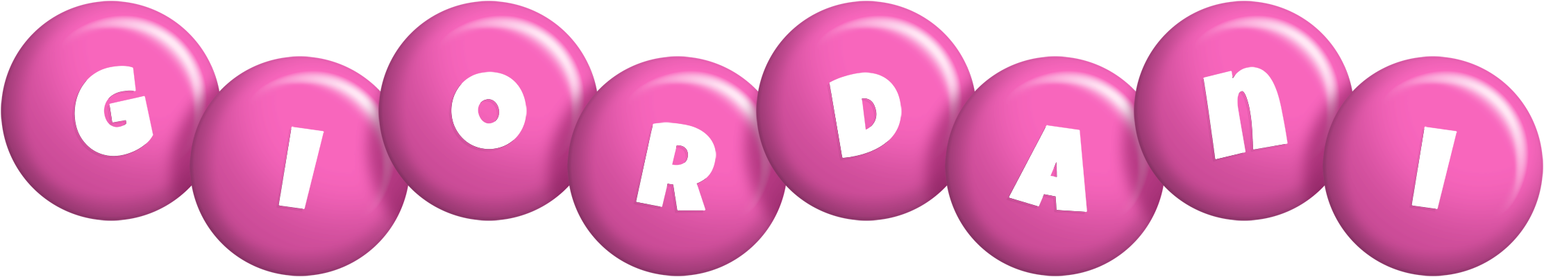 Giordani candy-pink logo