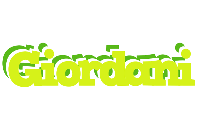 Giordani citrus logo