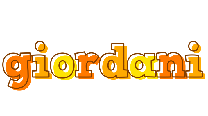 Giordani desert logo