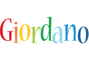 Giordano birthday logo