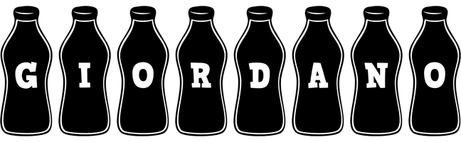 Giordano bottle logo