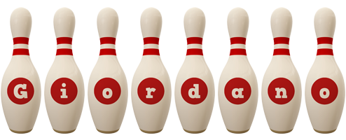 Giordano bowling-pin logo