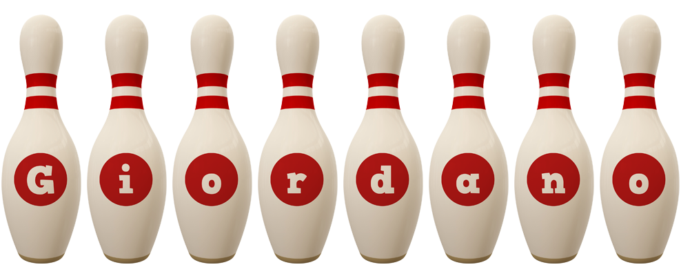 Giordano bowling-pin logo