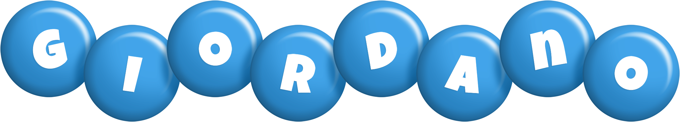 Giordano candy-blue logo