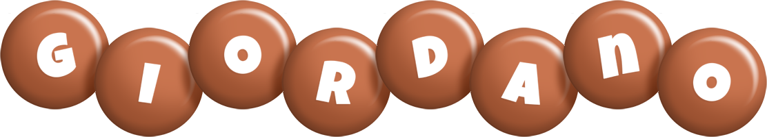 Giordano candy-brown logo