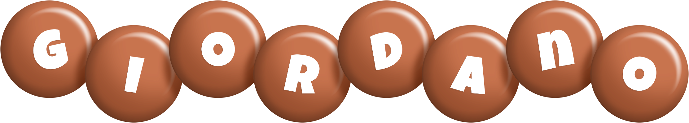 Giordano candy-brown logo