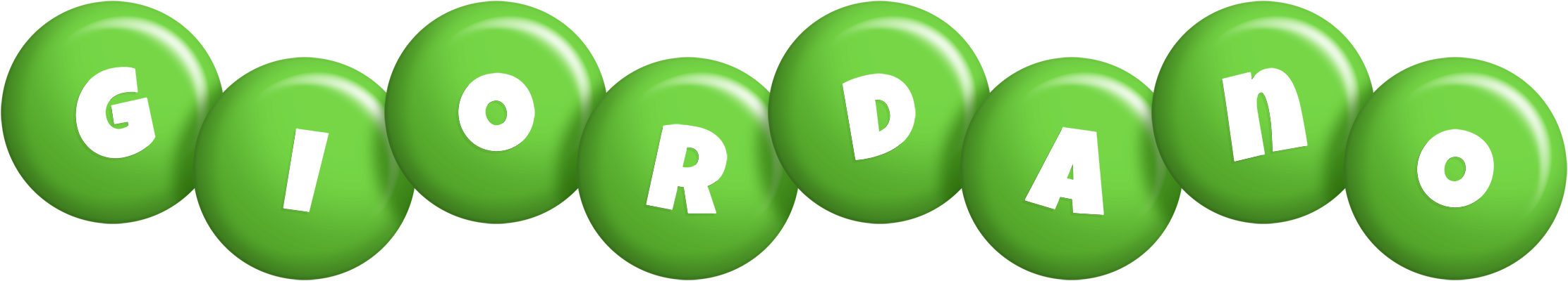 Giordano candy-green logo