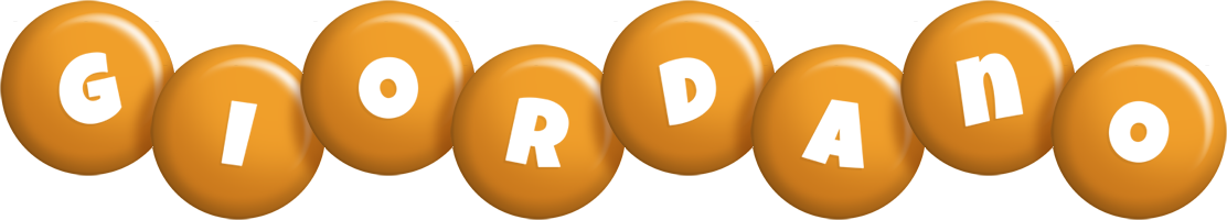 Giordano candy-orange logo