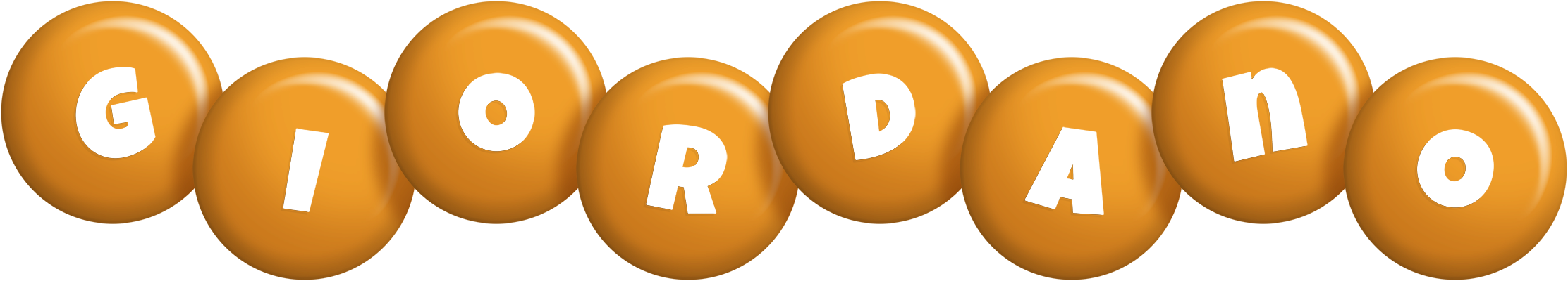 Giordano candy-orange logo