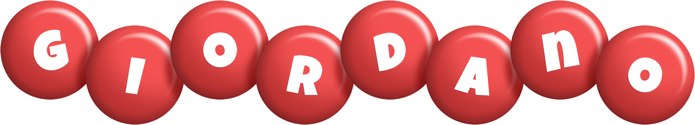 Giordano candy-red logo