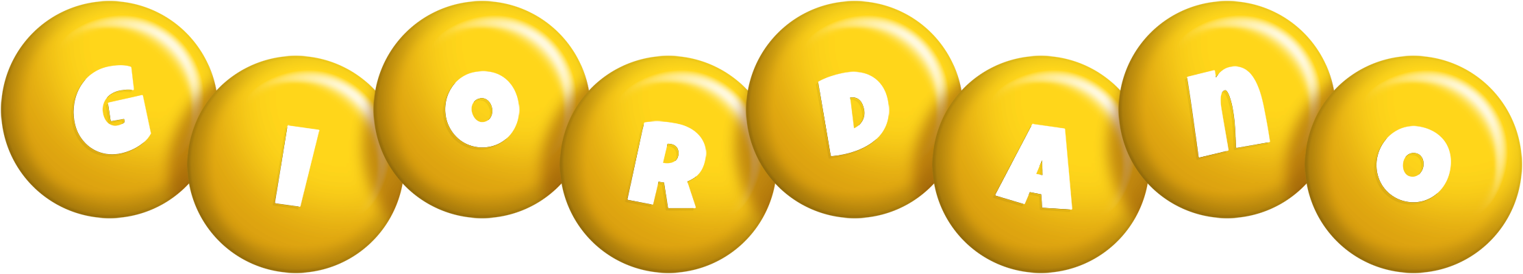 Giordano candy-yellow logo
