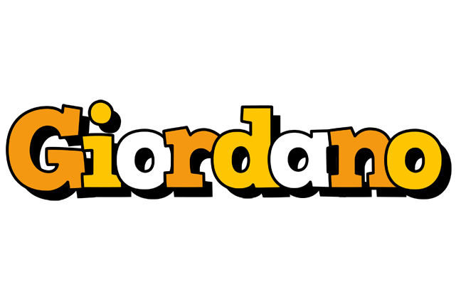 Giordano cartoon logo