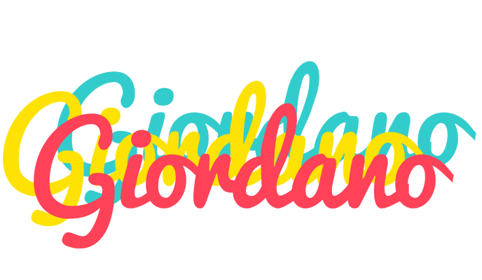 Giordano disco logo