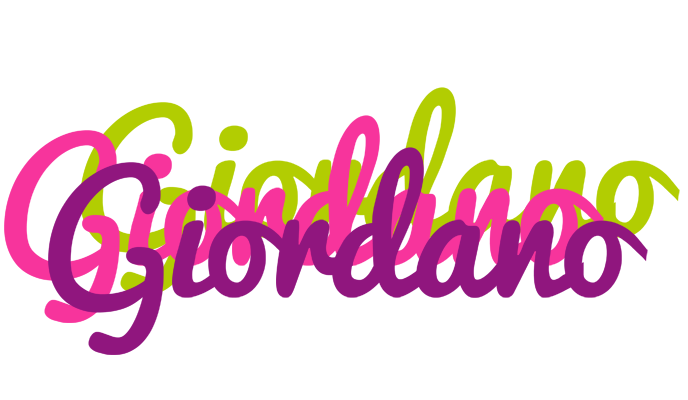 Giordano flowers logo