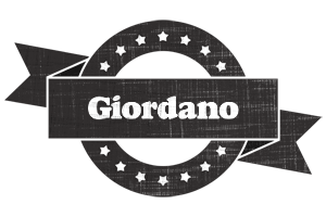 Giordano grunge logo