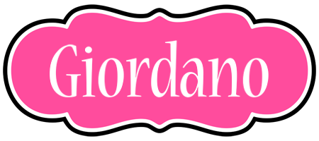 Giordano invitation logo