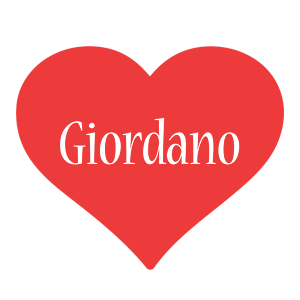 Giordano love logo
