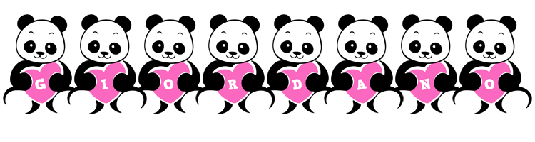 Giordano love-panda logo