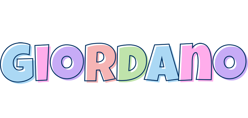 Giordano pastel logo