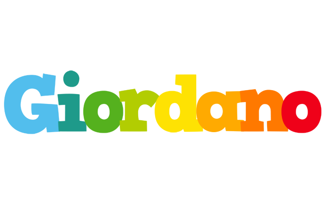 Giordano rainbows logo