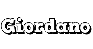 Giordano snowing logo